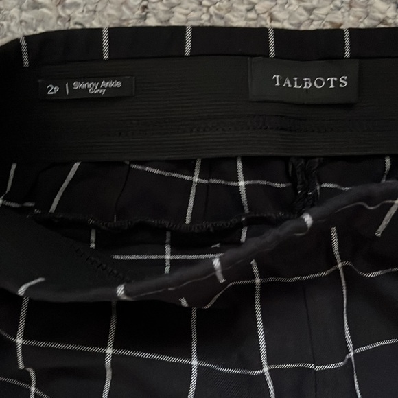 Black and white plaid dress pants - Picture 2 of 2